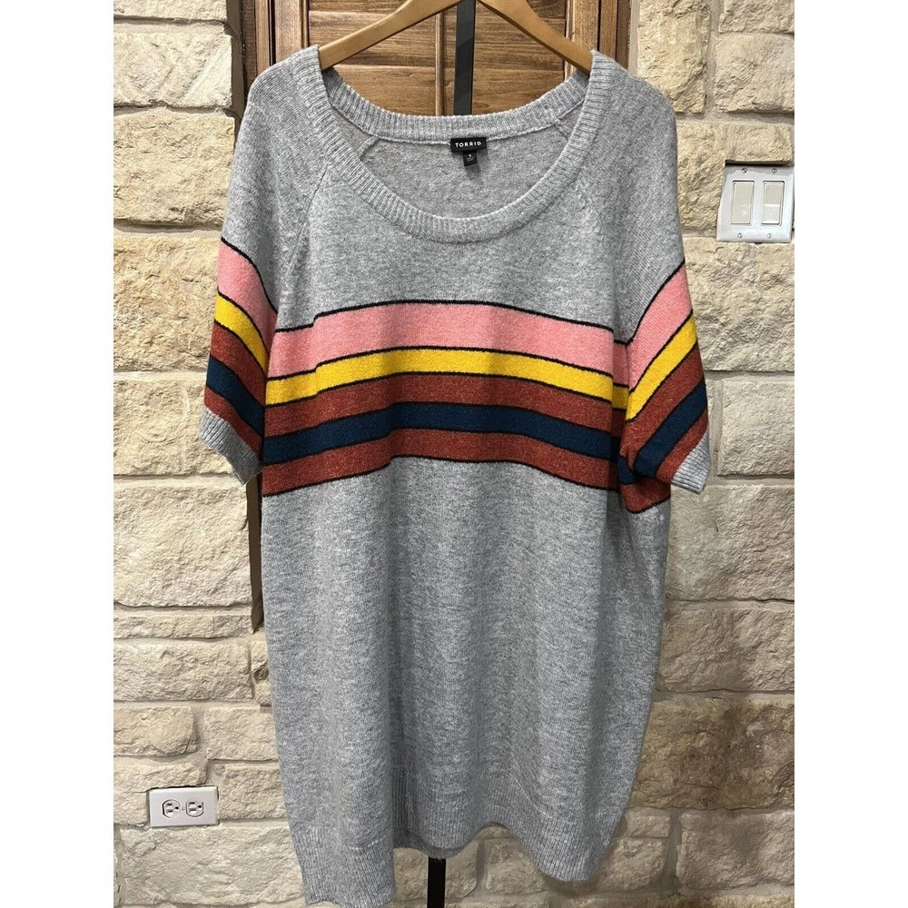 Colorful Striped Women's Sweater